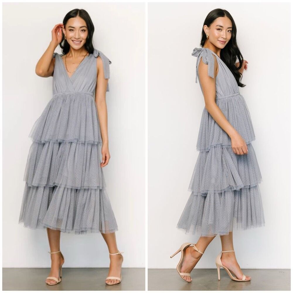 In Loom Tiered Tulle Dress Size S